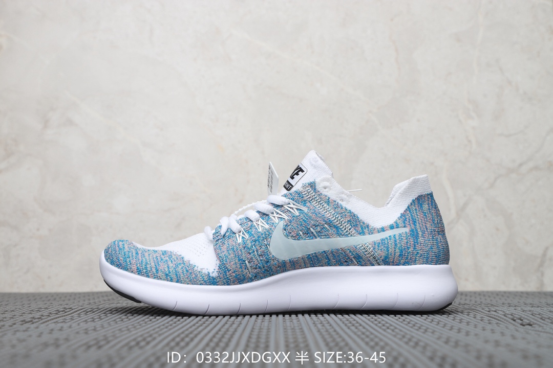 120耐克Nike Free Rn 2017 带半码 赤足系列 超轻舒适慢跑鞋