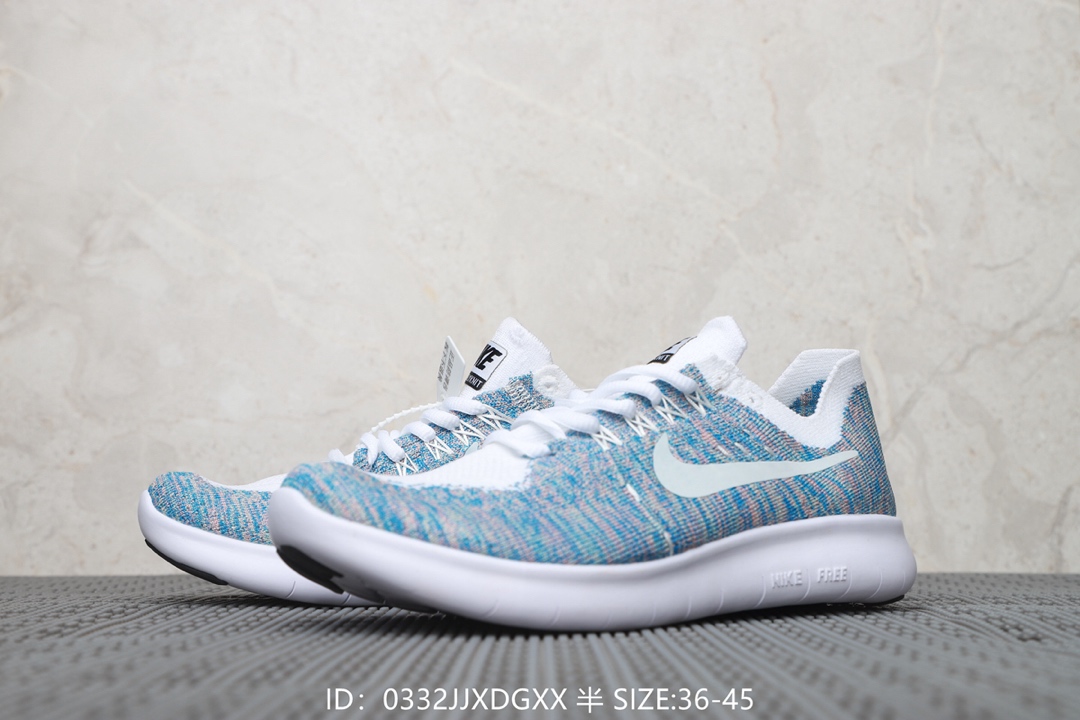 120耐克Nike Free Rn 2017 带半码 赤足系列 超轻舒适慢跑鞋
