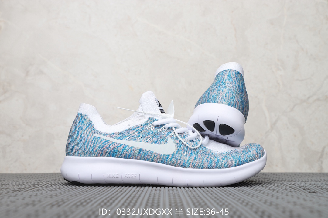 120耐克Nike Free Rn 2017 带半码 赤足系列 超轻舒适慢跑鞋