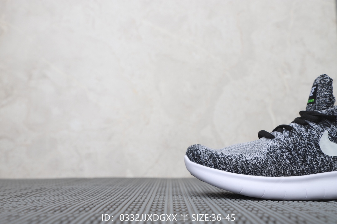 120耐克Nike Free Rn 2017 带半码 赤足系列 超轻舒适慢跑鞋