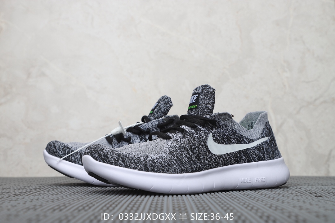 120耐克Nike Free Rn 2017 带半码 赤足系列 超轻舒适慢跑鞋