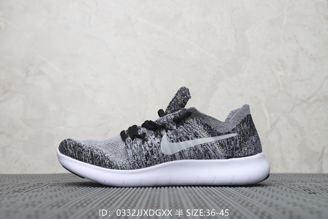 120耐克Nike Free Rn 2017 带半码 赤足系列 超轻舒适慢跑鞋
