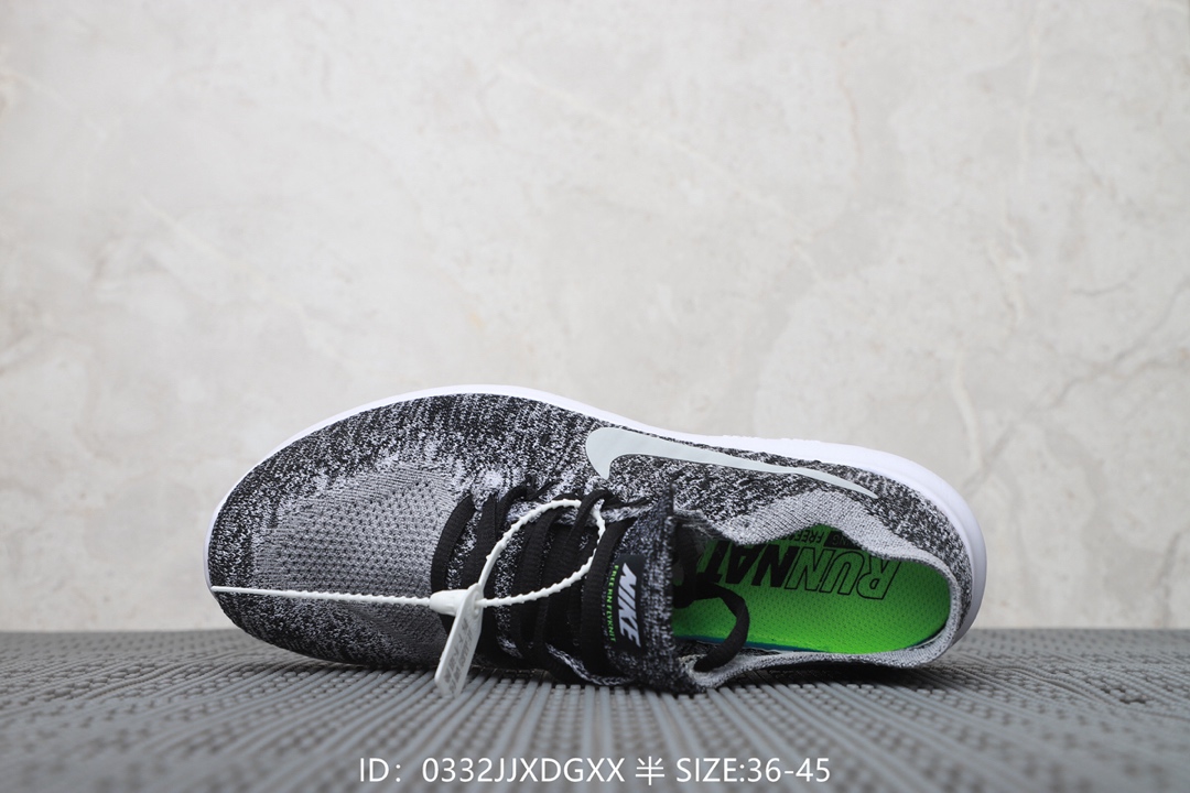 120耐克Nike Free Rn 2017 带半码 赤足系列 超轻舒适慢跑鞋