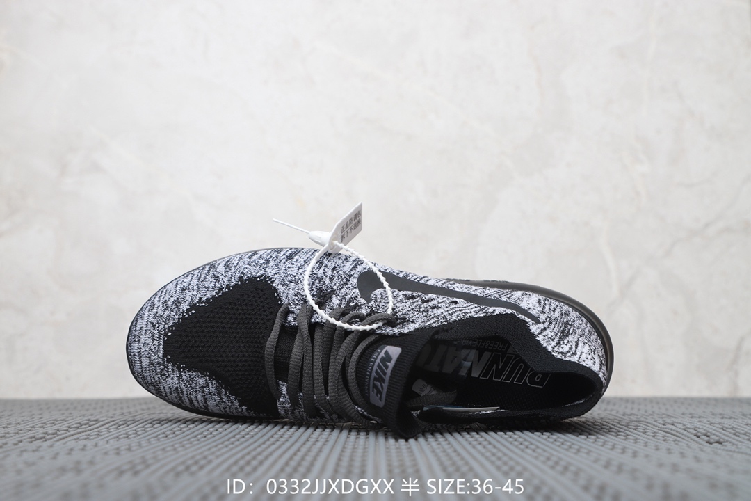 120耐克Nike Free Rn 2017 带半码 赤足系列 超轻舒适慢跑鞋