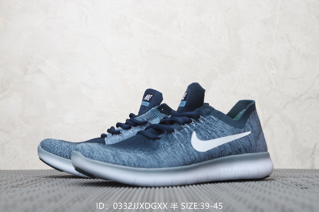 120耐克Nike Free Rn 2017 带半码 赤足系列 超轻舒适慢跑鞋
