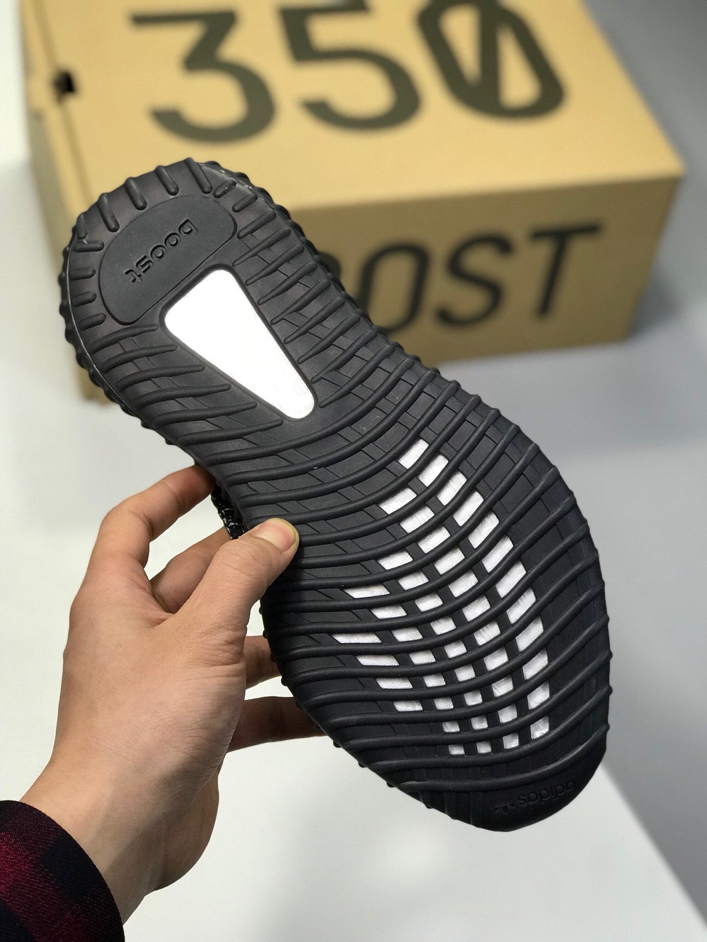 190 黑色满天星3M反光效果渠道Yeezy 350v2 满天星黑武士