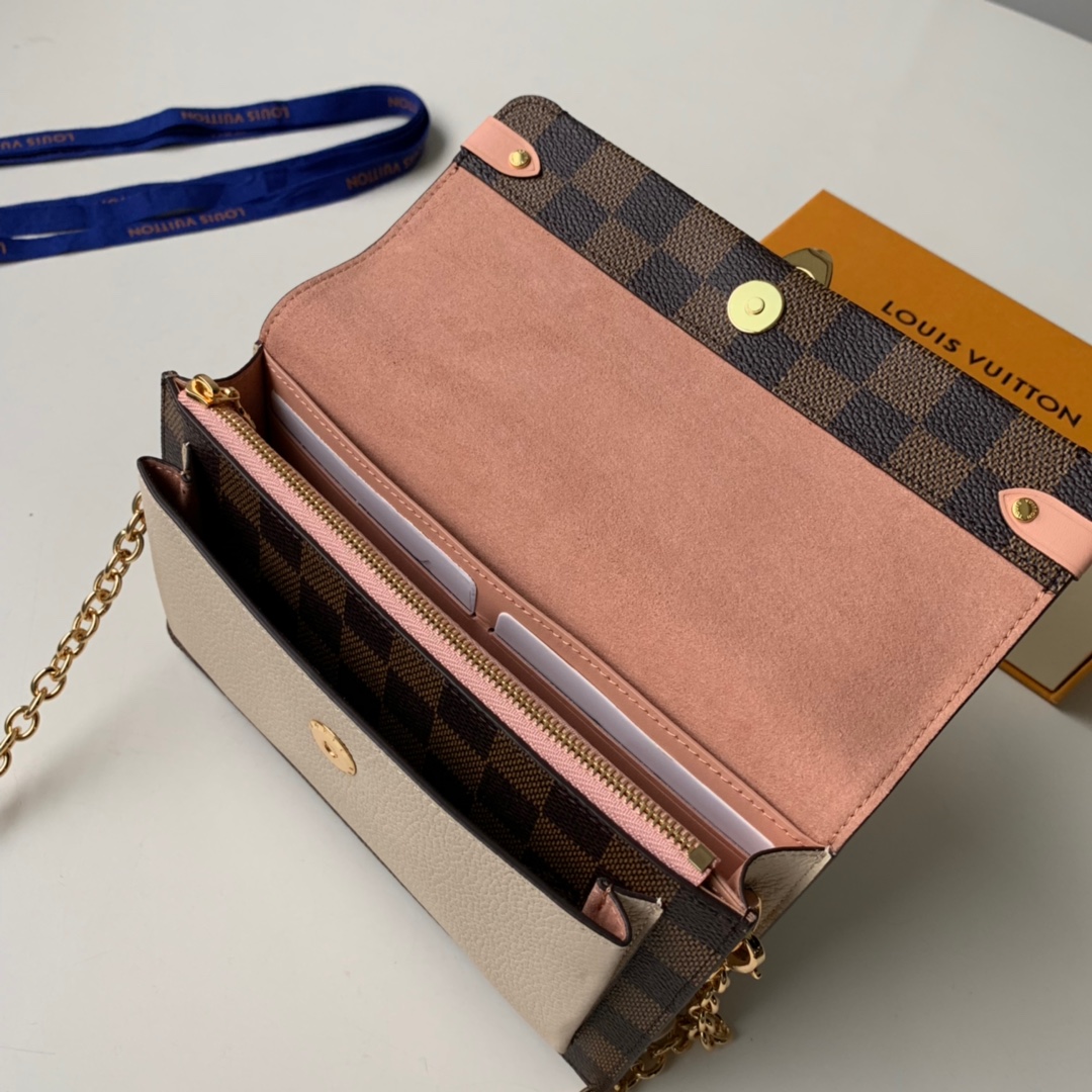 Louis Vuitton LV Vavin 链条包 N60237米色