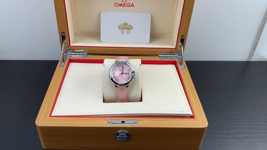 Cartier 皇家 卡地亚蓝气球系列36粉色表盘腕表女款视频欣赏