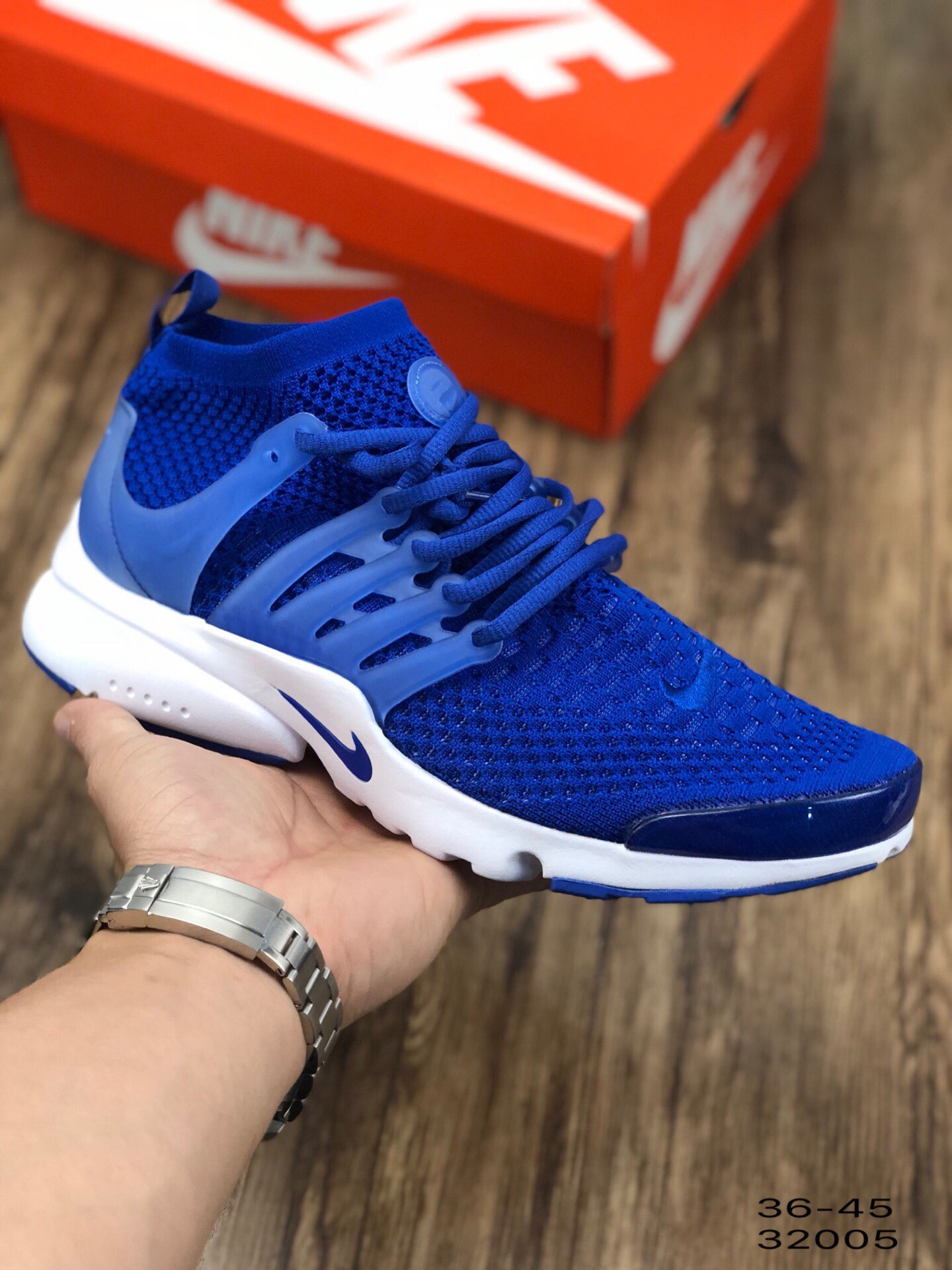 130耐克 Nike Air Presto Flyknit Ultra 耐克王中帮全飞线编织款跑鞋