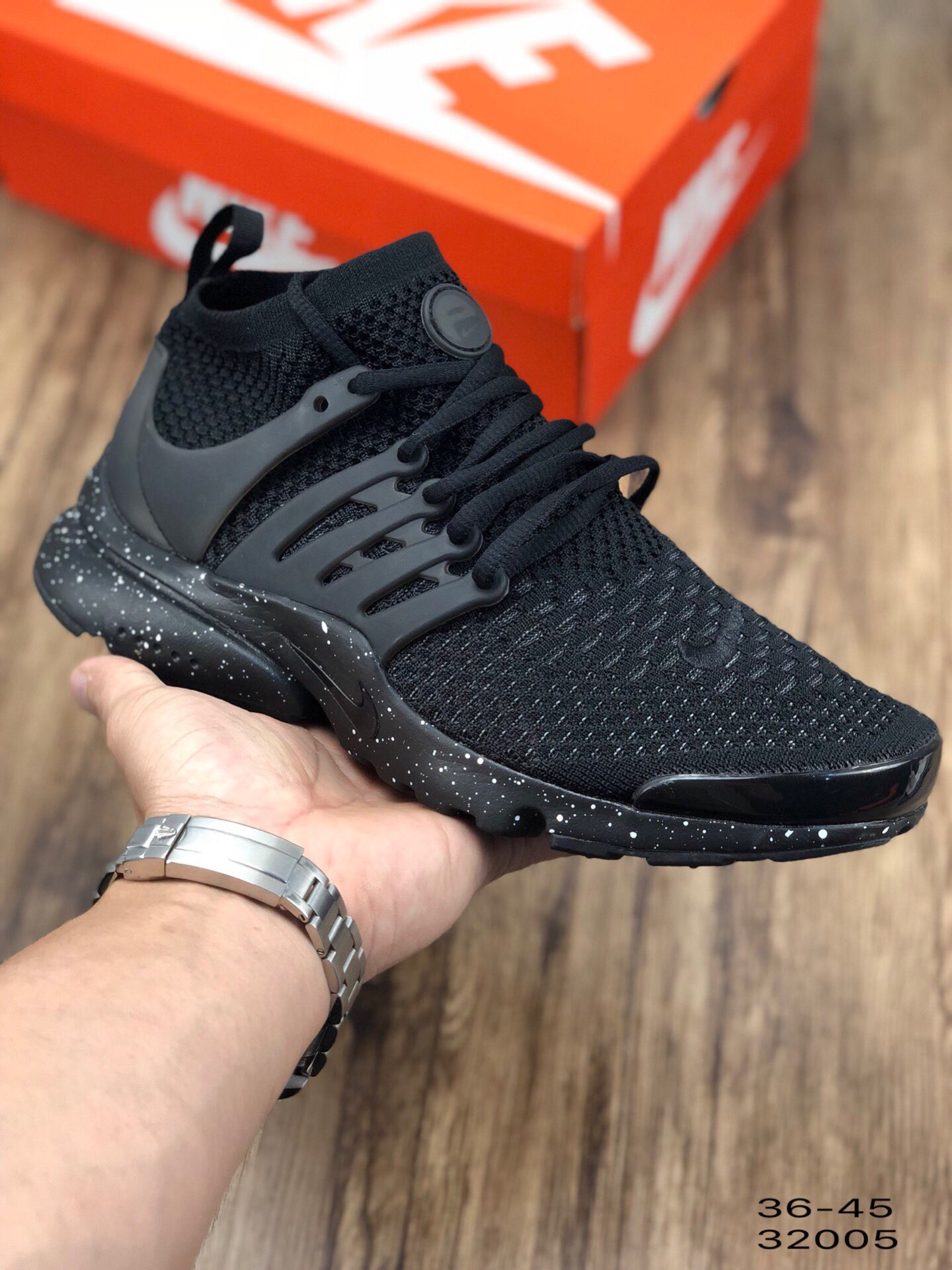 130耐克 Nike Air Presto Flyknit Ultra 耐克王中帮全飞线编织款跑鞋