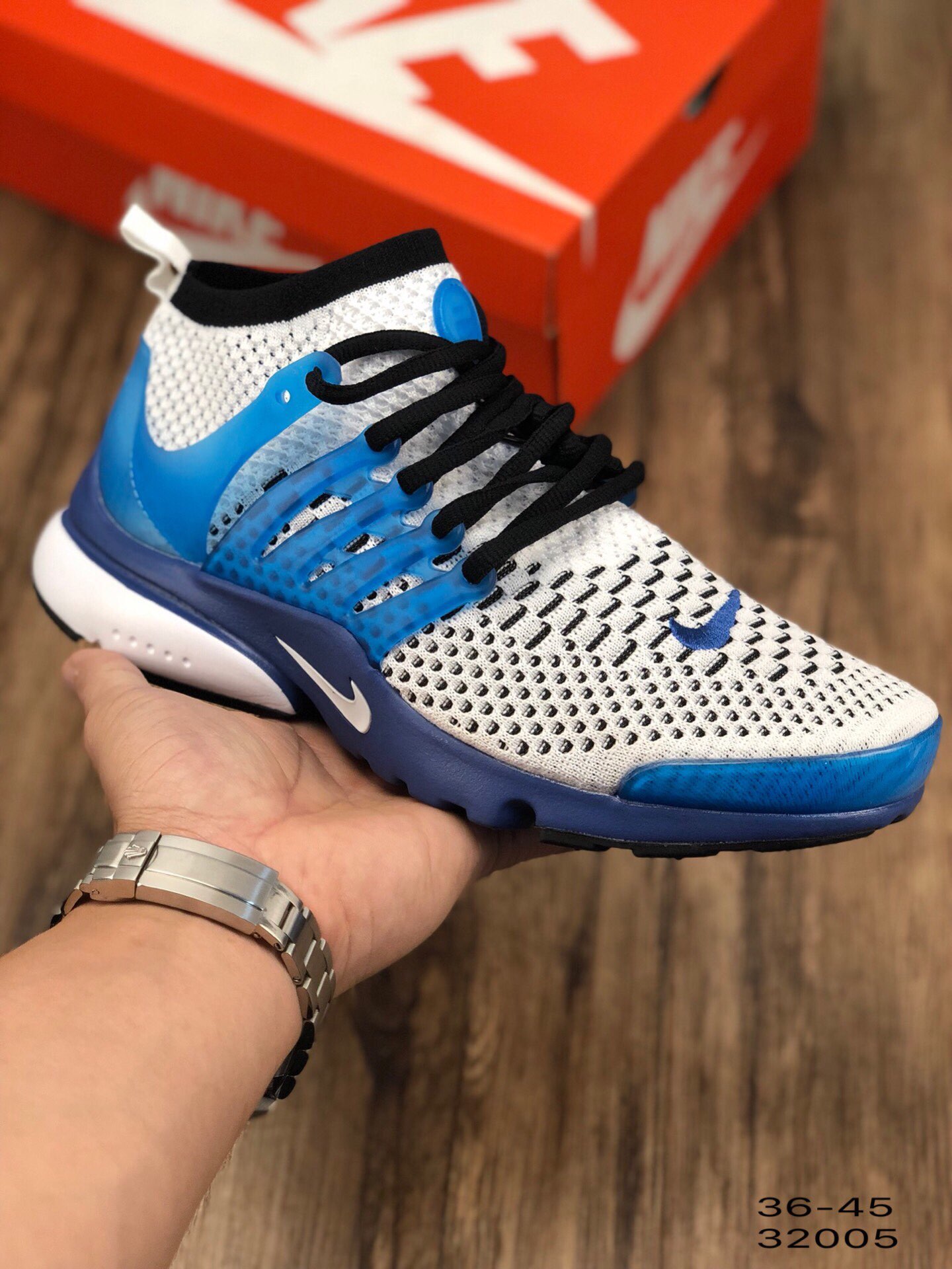 130耐克 Nike Air Presto Flyknit Ultra 耐克王中帮全飞线编织款跑鞋