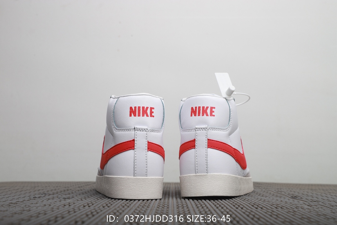 100  耐克Nike Blazer Mid 77 Vntg 高帮开拓者板鞋 男女同款！号码:36-45