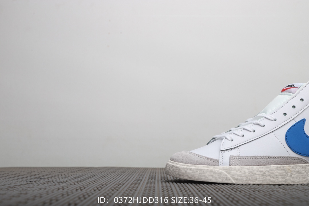 100  耐克Nike Blazer Mid 77 Vntg 高帮开拓者板鞋 男女同款！号码：36-45