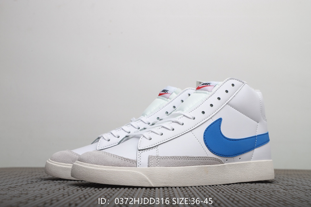 100  耐克Nike Blazer Mid 77 Vntg 高帮开拓者板鞋 男女同款！号码：36-45
