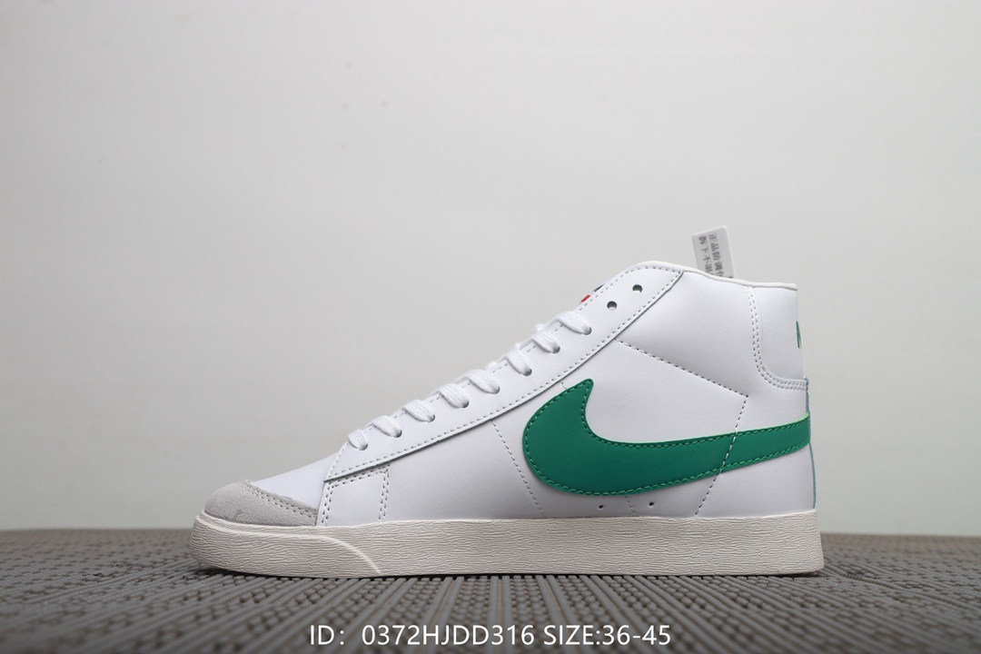100  耐克Nike Blazer Mid 77 Vntg 高帮开拓者板鞋 男女同款！号码：36-45