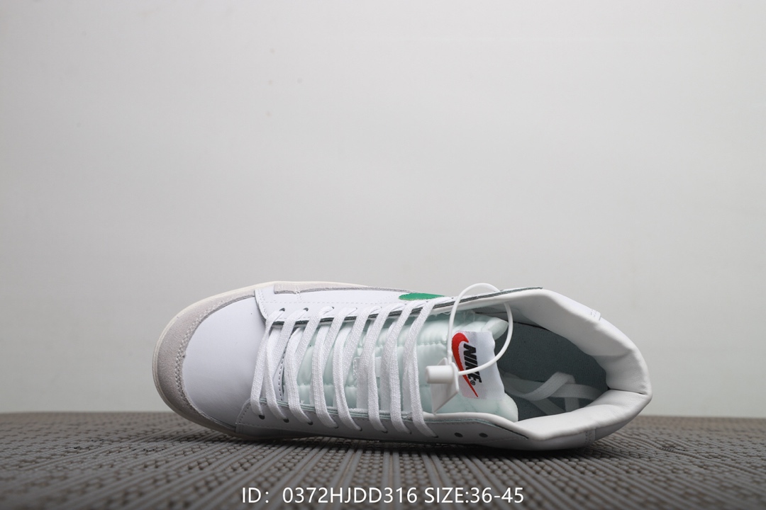 100  耐克Nike Blazer Mid 77 Vntg 高帮开拓者板鞋 男女同款！号码：36-45