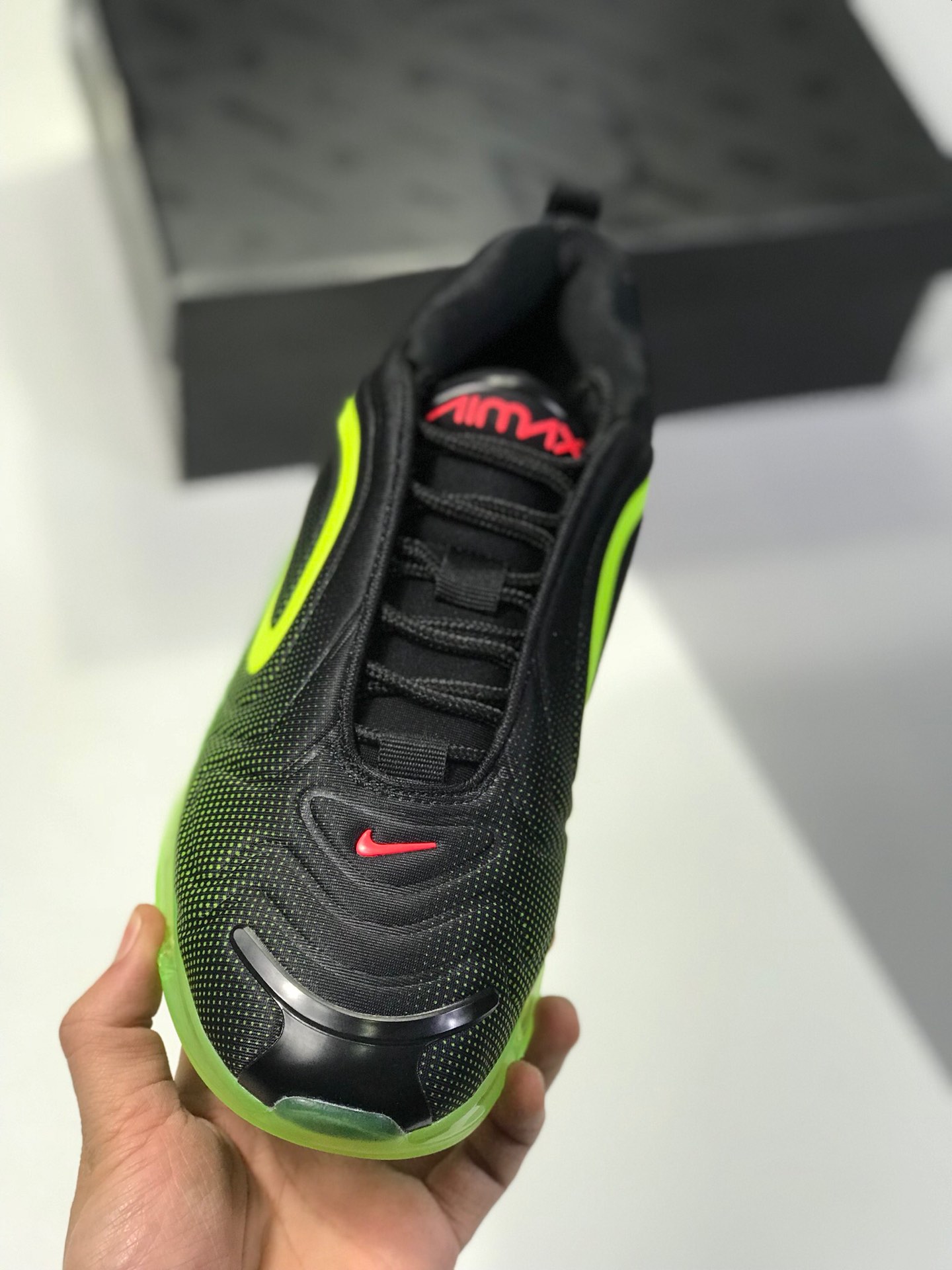 180目前最顶级720 司级小潘底 耐克 Nike Air Max 720 天眼 气垫部分的全新升级 采用全掌一体式设计
