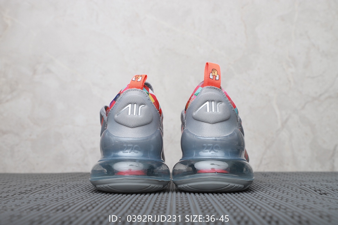 120  耐克Nike Air Max 270 Flyknit 后置半掌大气垫 缓震跑步鞋！号码：36-40