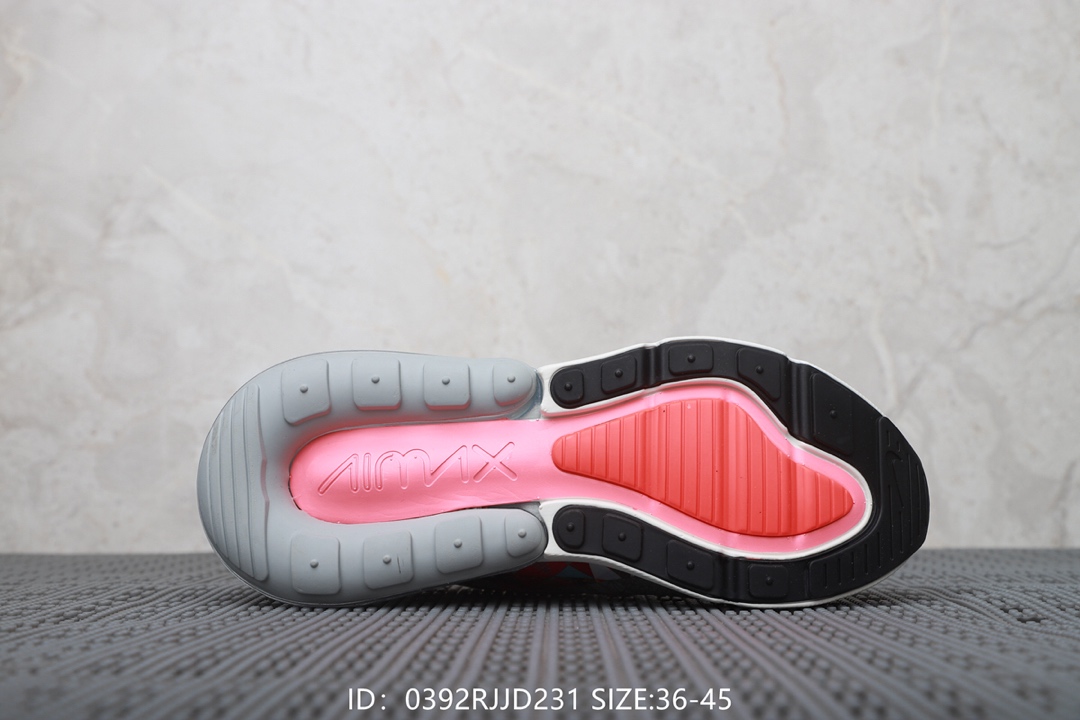 120  耐克Nike Air Max 270 Flyknit 后置半掌大气垫 缓震跑步鞋！号码：36-40