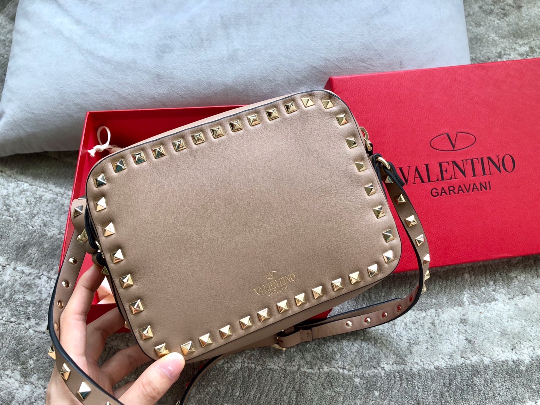 Valentino华伦天奴原版进口牛皮新款相机包00890