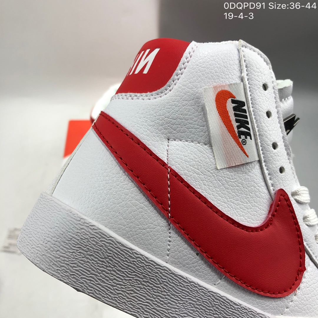 100<br /> Nike耐克开拓者blazer low mid REDEL复古板鞋 36-44火