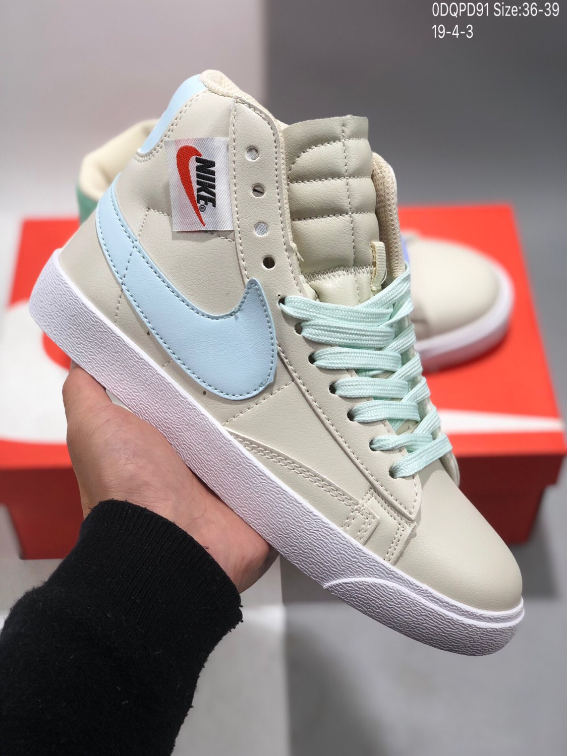 100<br /> Nike耐克开拓者blazer low mid REDEL复古板鞋火