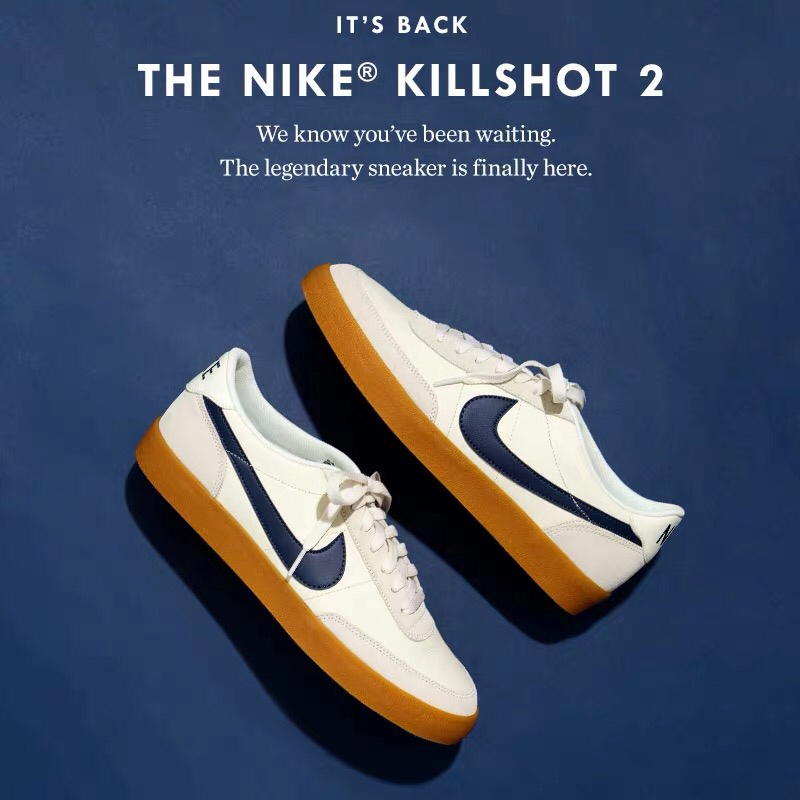 6.18 大量现货130公司级首发海外都爆款真标半码 耐克Nike耐克Killshot2联名J.crew限量款低帮运动休闲板潮鞋