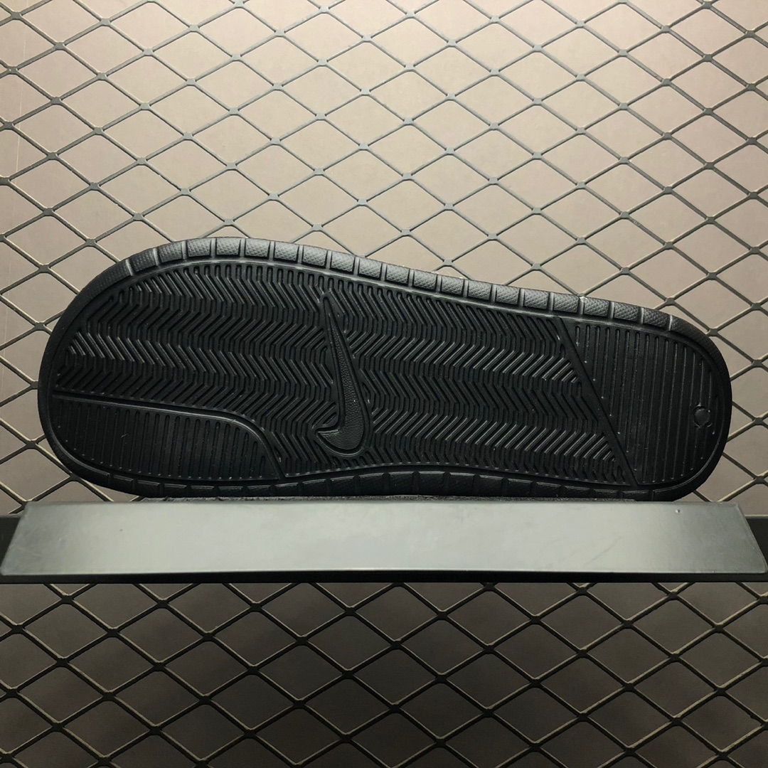 80 原厂韩代订单 区别市面所谓“原装” Simley x Nike Benassi JDI潮流拖鞋 631261-018