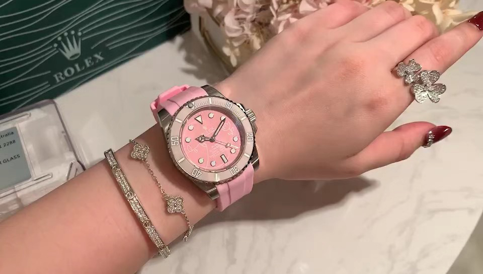Rolex 粉色劳力士，上手非常