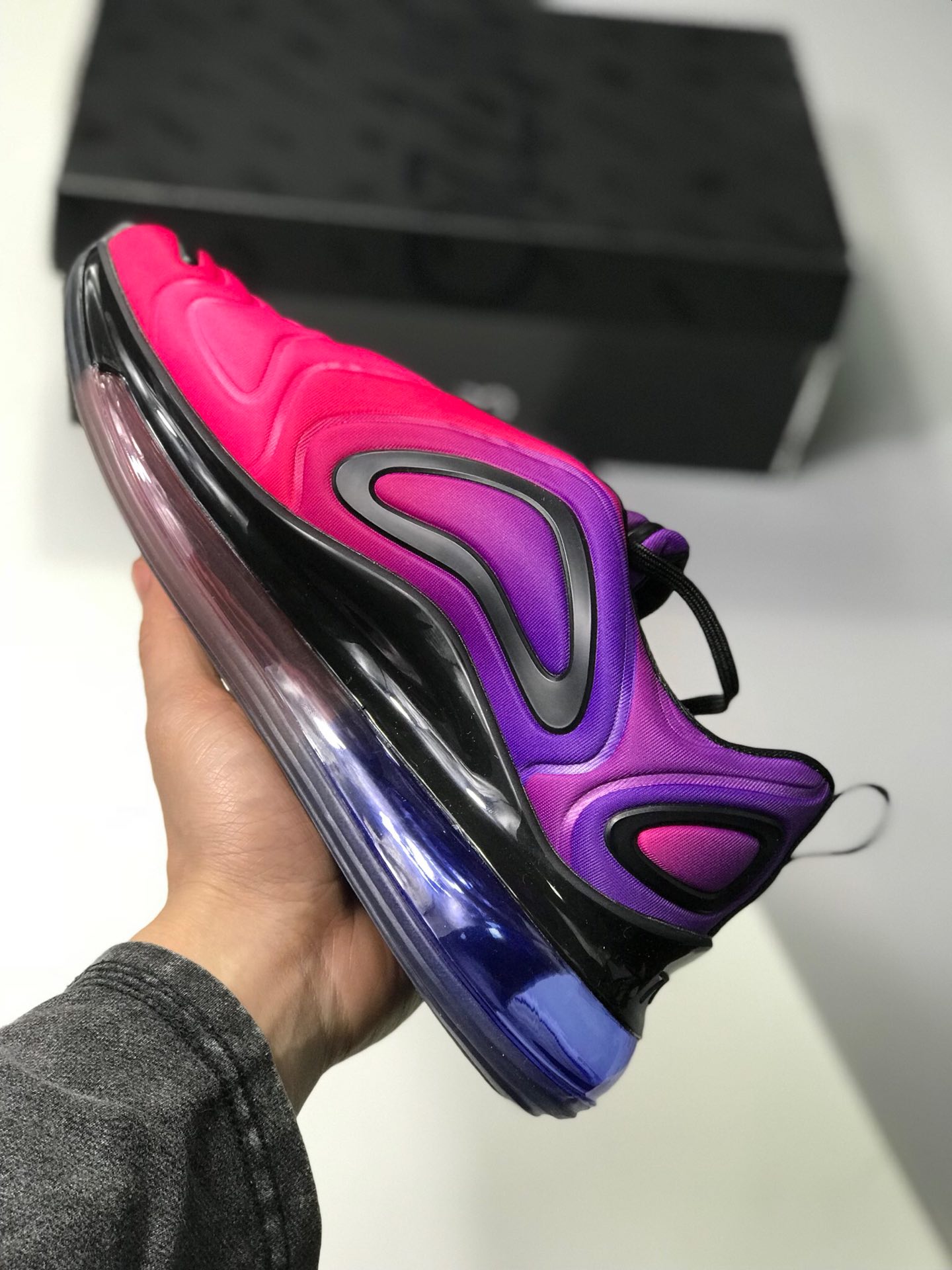 180公司级 原装黑盒 耐克 Nike Air Max 720 天眼 气垫部分的全新升级 AR9293-500