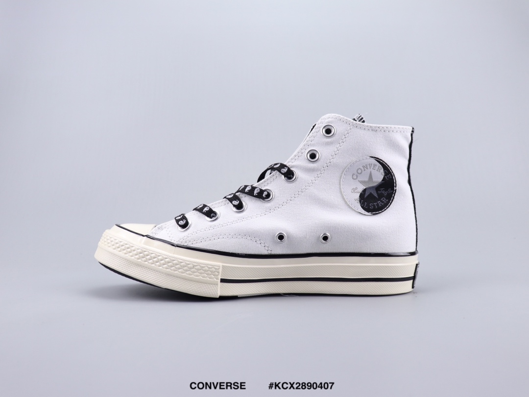 P150 CONVERSE 匡威1970高帮帆布鞋 太极限定 硫化底 帆布材质 真标带半码