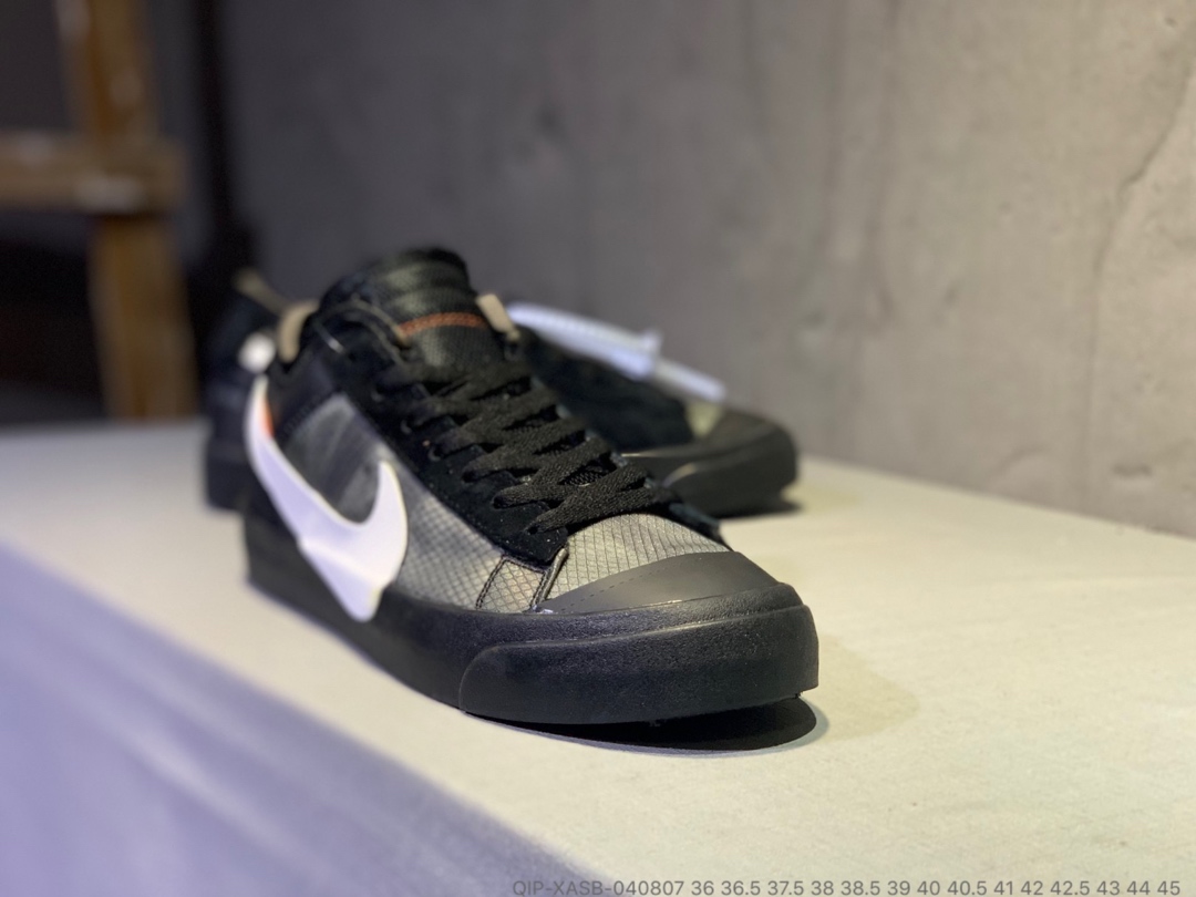 190<br />公司货  OFF-White x Nike Balzer Mid 开拓者低帮联名板鞋 QIP-XASB-040807 <br />尺码：36 36.5 37.5 38 38.5 39 40 40.5 41 42 42.5 43 44 45