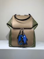 Loewe Goya Store
 Bags Backpack Caramel Lychee Pattern Calfskin Cowhide Fashion