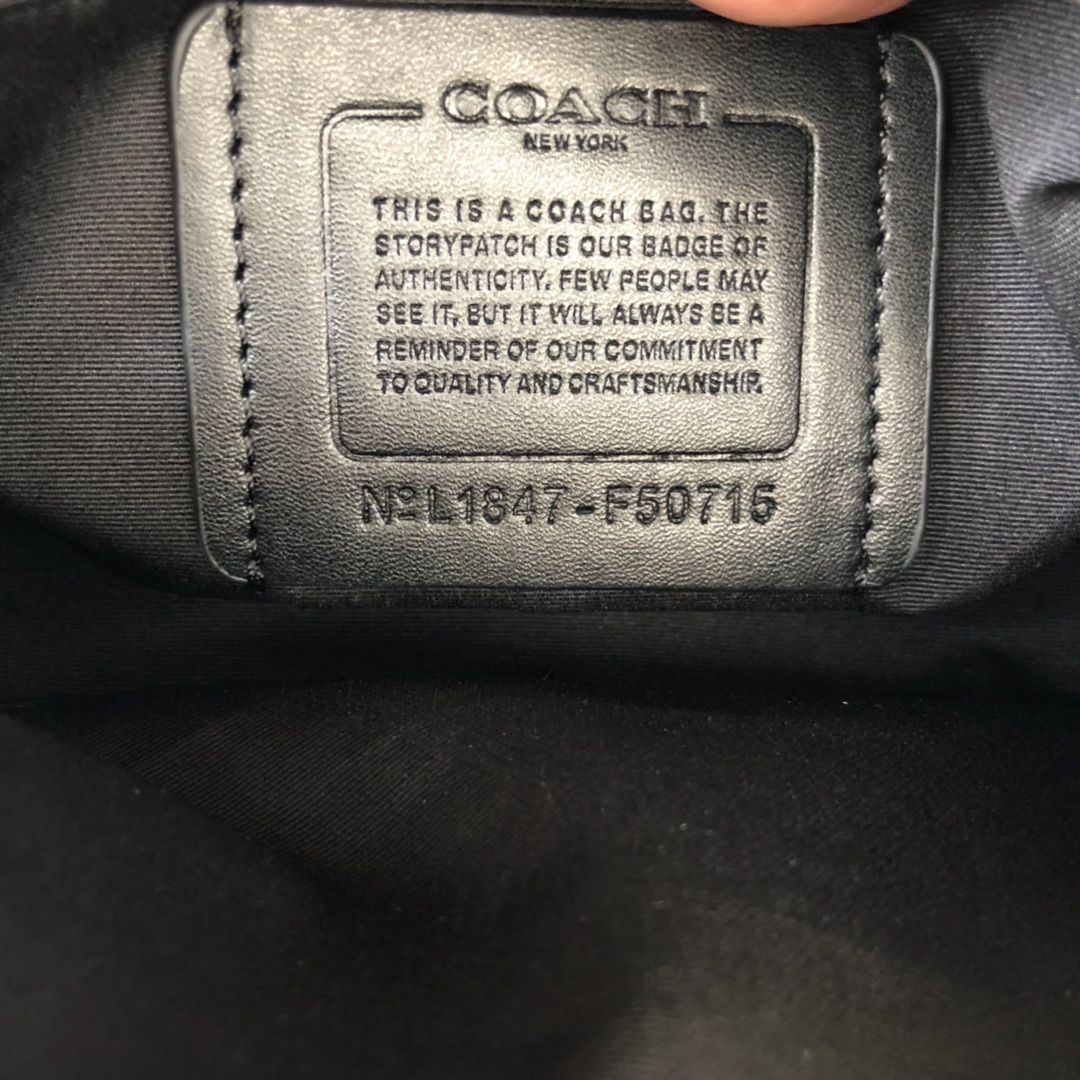 Coach coach 39946 50713 50715新款相机包 全头层牛皮材质 Graham Crossbody单肩斜挎男士相机包 尺寸 26
