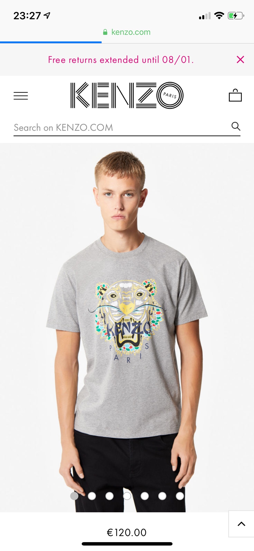 75【Kenzo 19ss虎头T恤】kenzo高田贤三19ss专柜新款