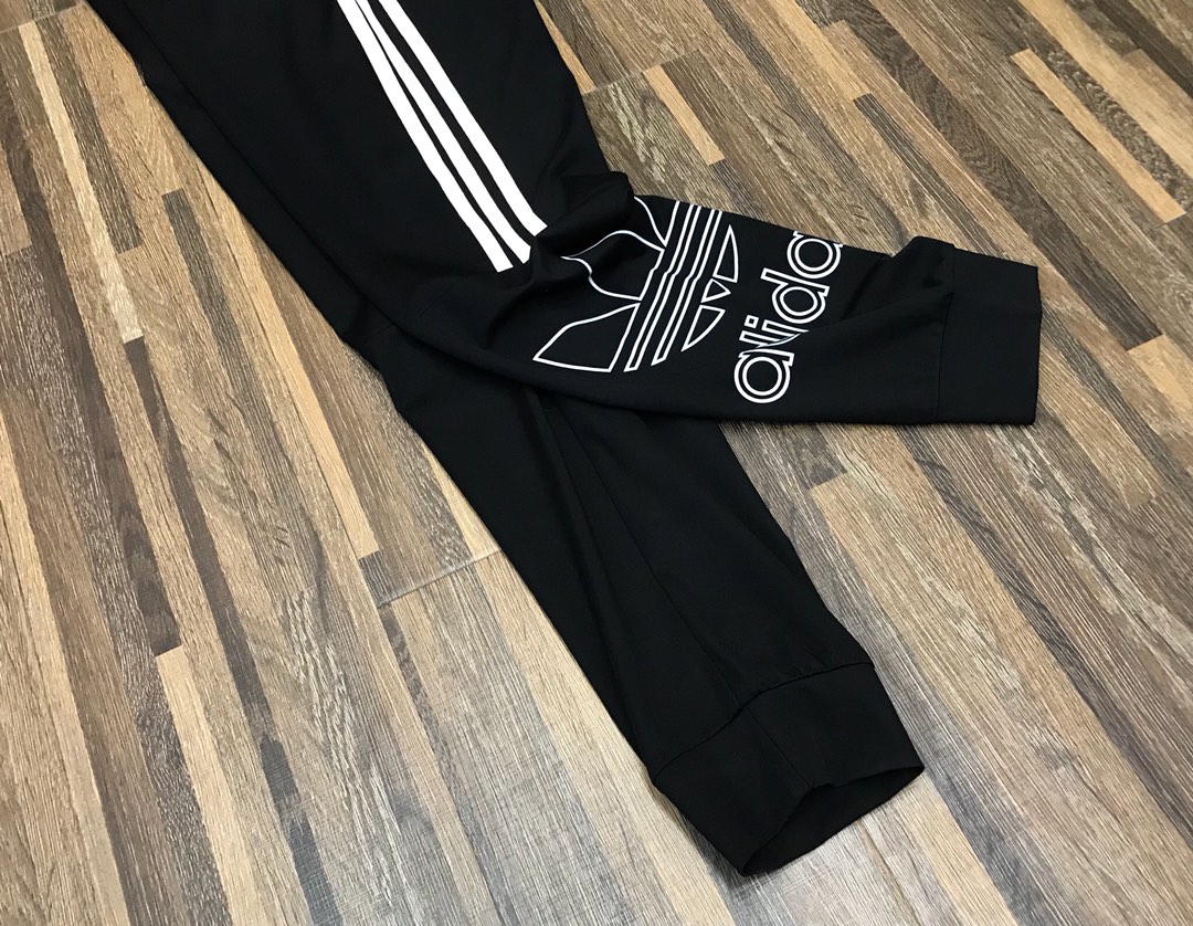 90 Adidas/阿迪达斯三叶草古着海外版三条杠运动休闲卫裤！ 经典 永不过时！宽松版型！