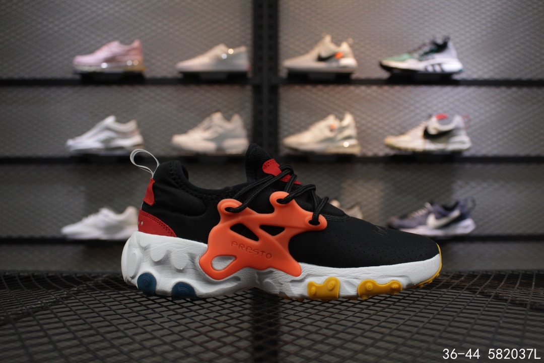 100  耐克Nike Presto React 套脚系带 休闲复古跑步鞋！号码：36-44