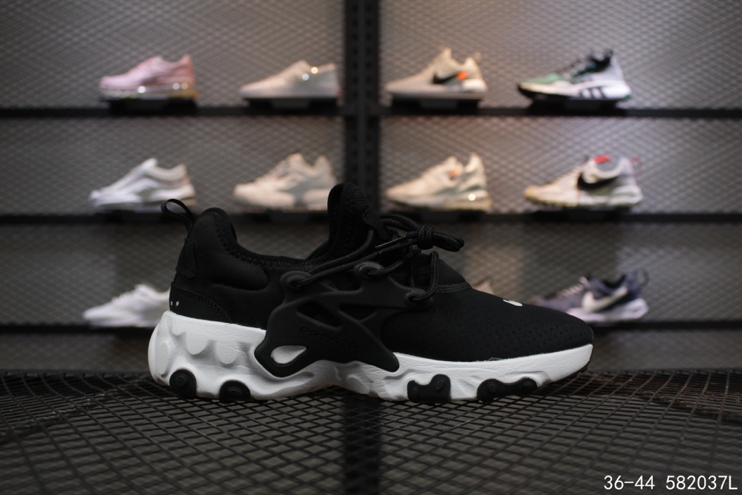 100  耐克Nike Presto React 套脚系带 休闲复古跑步鞋！号码：36-44