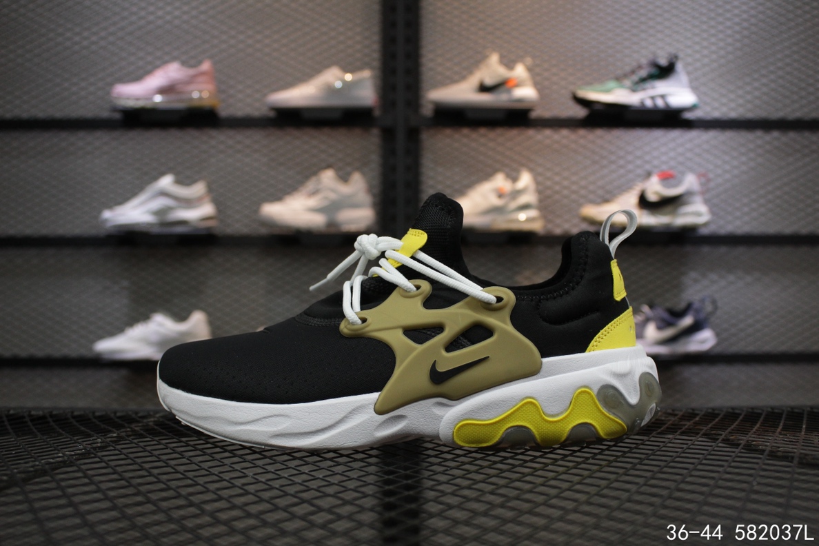 100  耐克Nike Presto React 套脚系带 休闲复古跑步鞋！号码：36-44