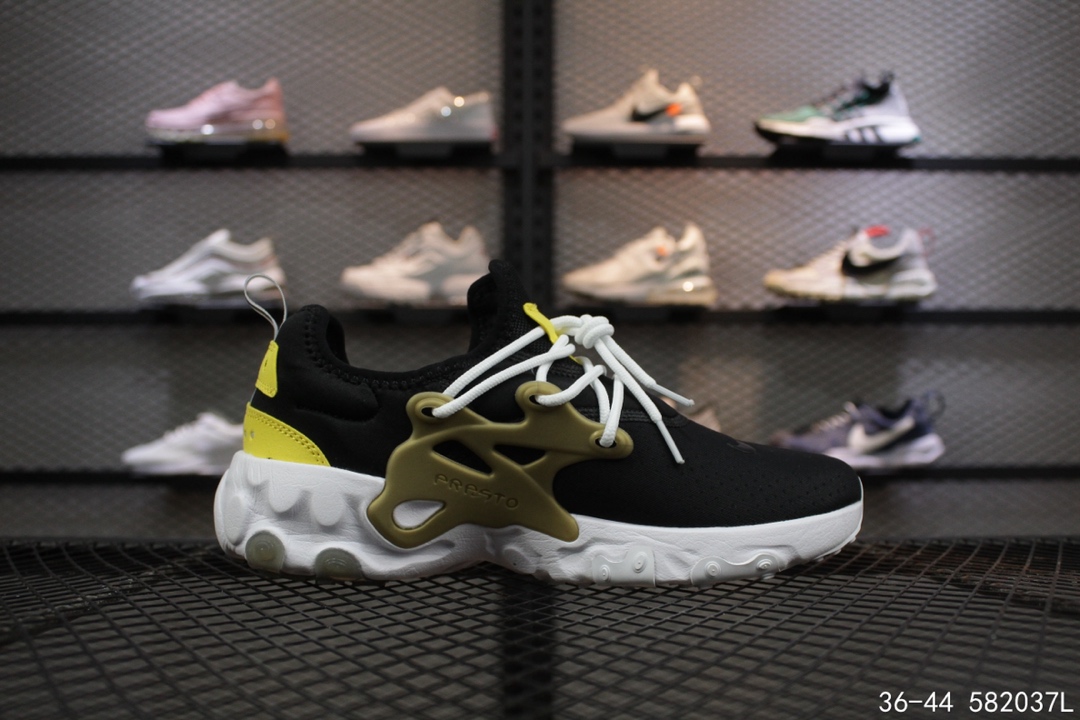 100  耐克Nike Presto React 套脚系带 休闲复古跑步鞋！号码：36-44