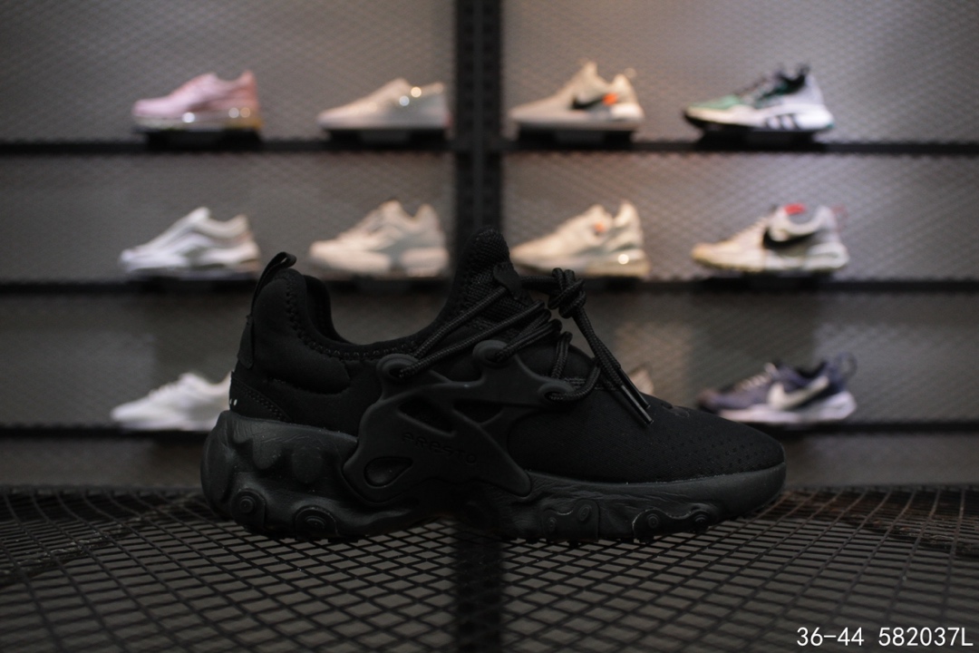 100  耐克Nike Presto React 套脚系带 休闲复古跑步鞋！号码：36-44