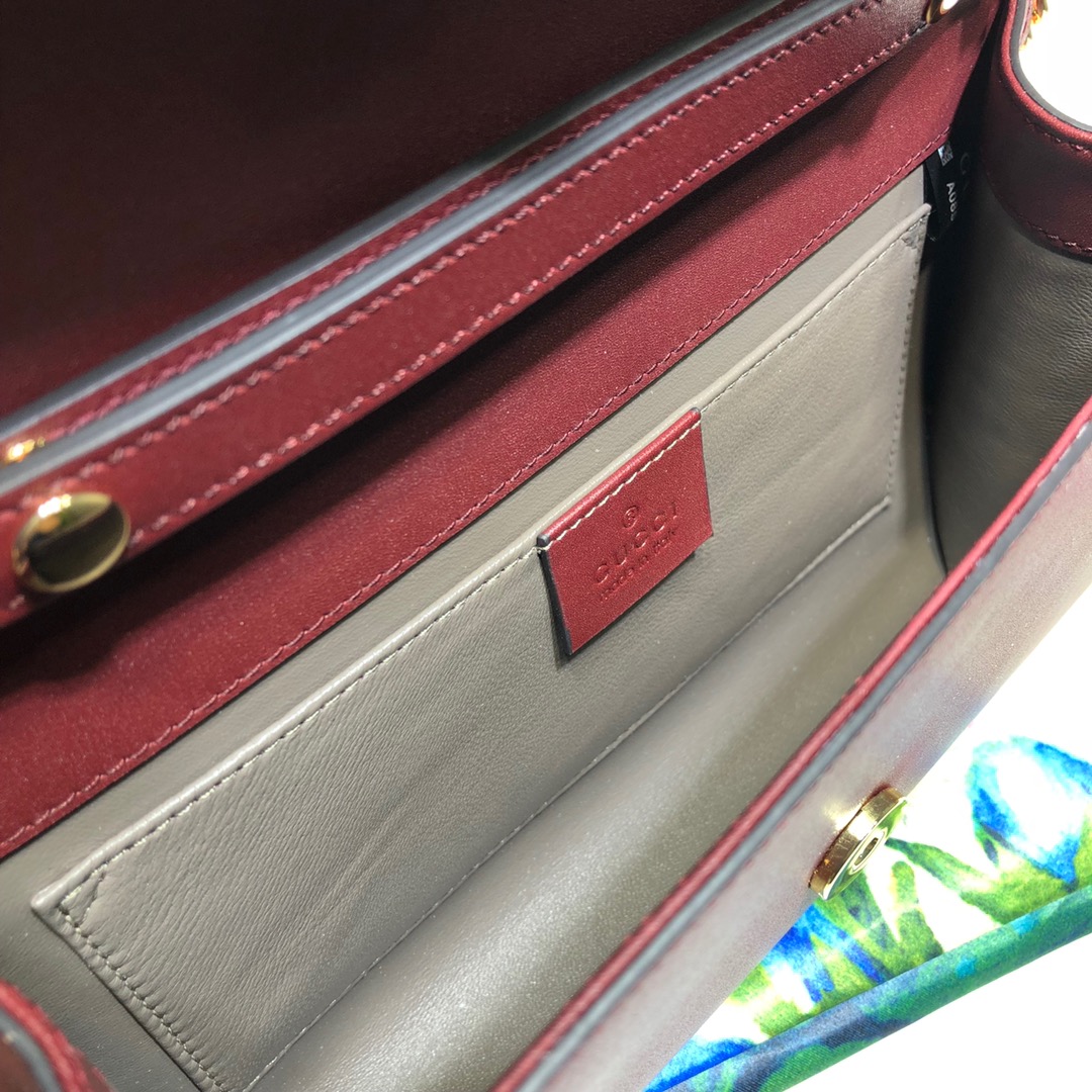 GUCCI古驰马衔扣1955系列平纹单肩斜挎包572375