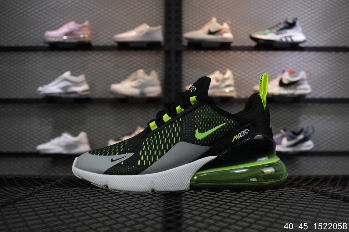110  耐克Nike Air Max 270 Flyknit 后置半掌大气垫 缓震跑步鞋！号码：40-45