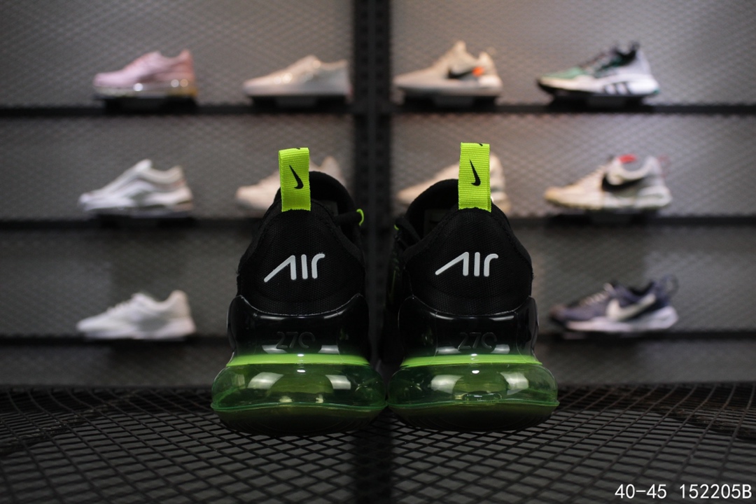 110  耐克Nike Air Max 270 Flyknit 后置半掌大气垫 缓震跑步鞋！号码：40-45