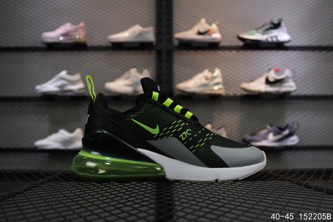 110  耐克Nike Air Max 270 Flyknit 后置半掌大气垫 缓震跑步鞋！号码：40-45