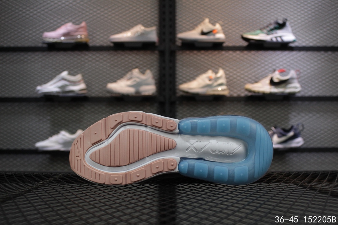 110  耐克Nike Air Max 270 Flyknit 后置半掌大气垫 缓震跑步鞋！号码：36-45