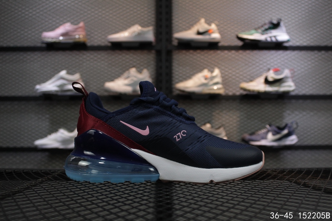 110  耐克Nike Air Max 270 Flyknit 后置半掌大气垫 缓震跑步鞋！号码：36-45