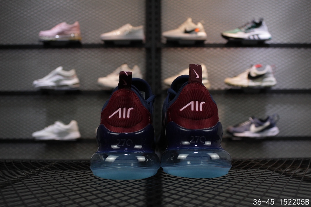 110  耐克Nike Air Max 270 Flyknit 后置半掌大气垫 缓震跑步鞋！号码：36-45