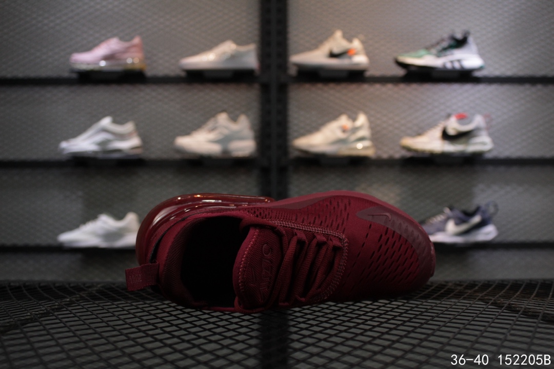 110  耐克Nike Air Max 270 Flyknit 后置半掌大气垫 缓震跑步鞋！号码：36-40