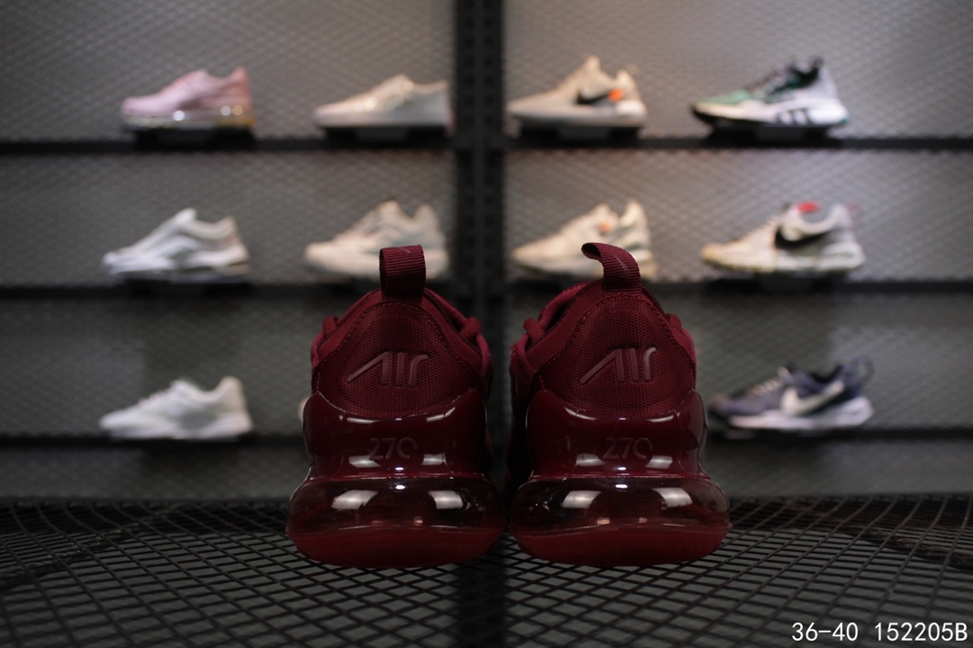 110  耐克Nike Air Max 270 Flyknit 后置半掌大气垫 缓震跑步鞋！号码：36-40